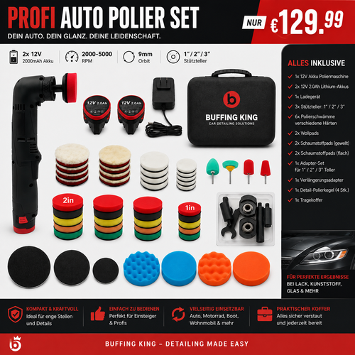 Mini DA Polisher for Precision Detailing